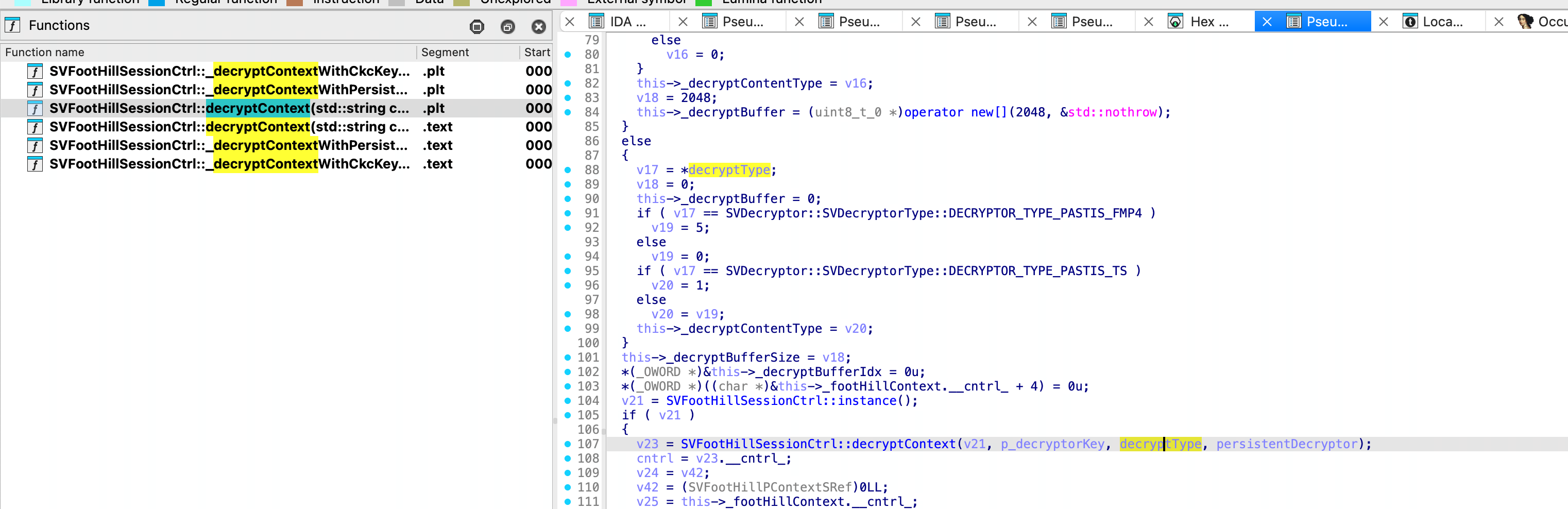 IDA decryptContext 实现