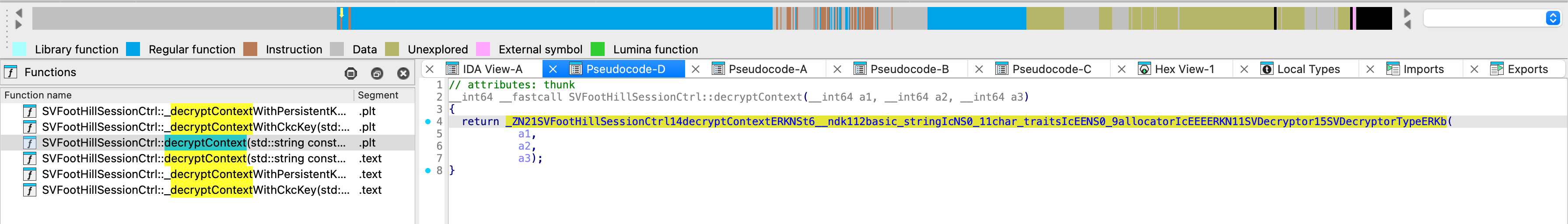 IDA x86 decryptContext 参数