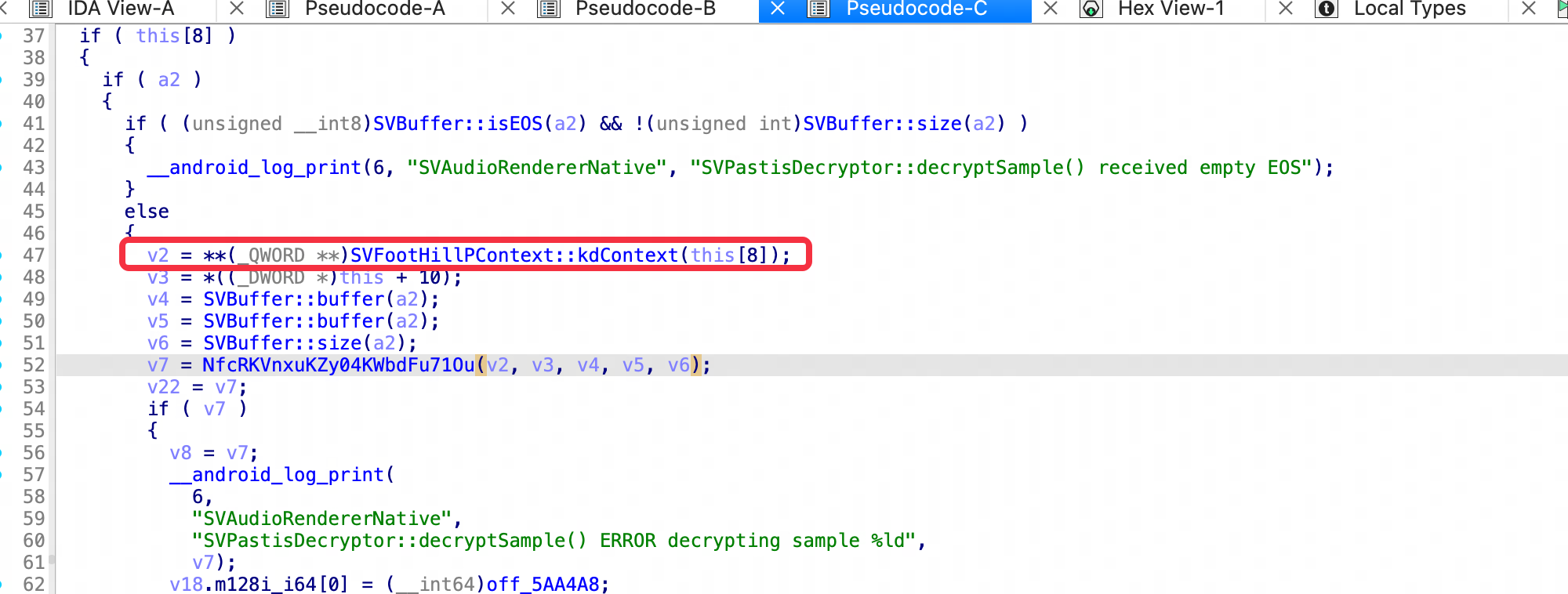 IDA decryptSample 完整流程